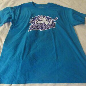 Enemy Ink Teal Blue Solar Bears T-shirt Size Large  USED